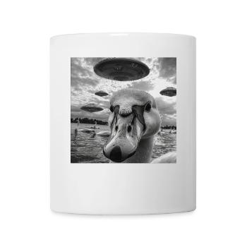 Schwan - Tasse - Weiß - Vorne