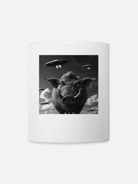 Warzenschwein - Tasse - Weiß