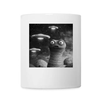 Wurm - Tasse - Weiß - Vorne
