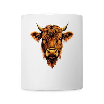 vache fermier boeuf lait veau végétalien vache vache de ferme vaches - Mug blanc - blanc - Devant