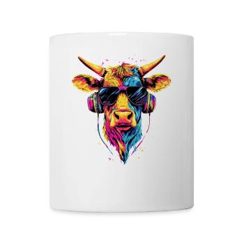vache fermier boeuf lait veau végétalien vache vache de ferme vaches - Mug blanc - blanc - Devant