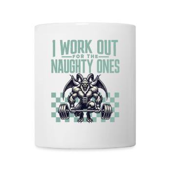 Krampus Workout Für Böse Jungs Weihnachten - Tasse - Weiß - Vorne