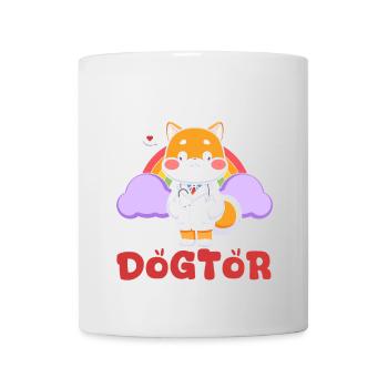 Vertrauen Sie Mir Ich Bin Ein Dogtor lustiger Hund - Tasse - Weiß - Vorne