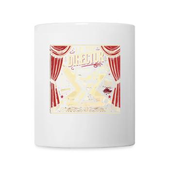 Ich bin der Regisseur, ich bestimme, wo es - Tasse - Weiß - Vorne