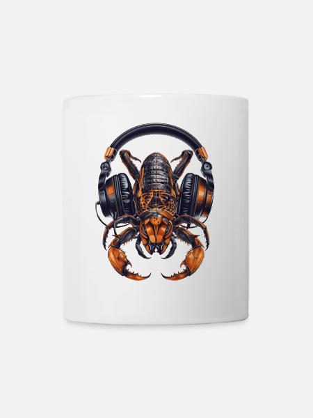 Skorpion - Tasse - Weiß