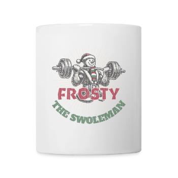 Frosty The Strong Snowman Fitness Humor - Mug - white - Front
