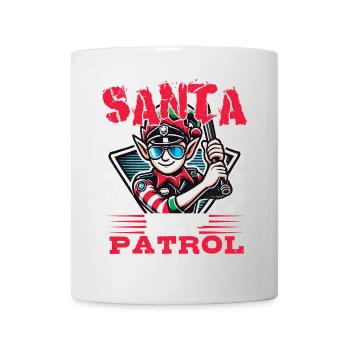 Santa Elf Patrol Christmas Funny - Mug - white - Front