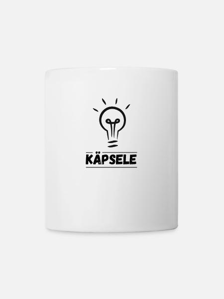 Käpsele - Clever Genie Schwaben Schwäbisch Dialekt - Tasse - Weiß