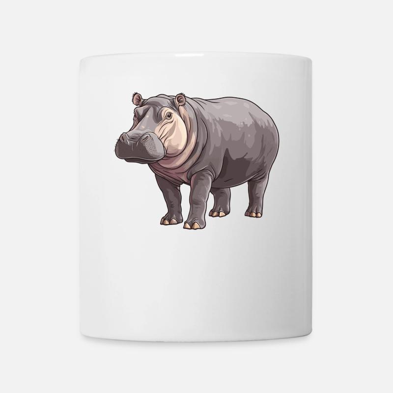 Hippopotame Hippopotame - Mug blanc - blanc
