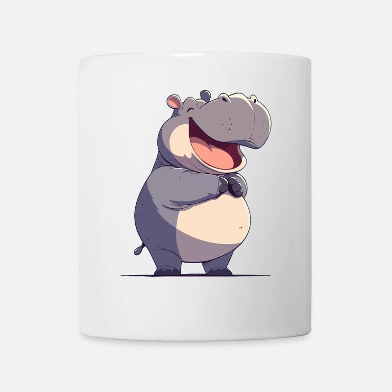 Hippopotame Hippopotame - Mug blanc - blanc