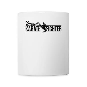 Karate Martial Arts - Proud Karate Fighter - Tasse - Weiß - Vorne