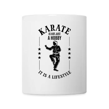Le karaté n’est pas seulement un passe-temps, c’est un mode de vie - - Mug blanc - blanc - Devant