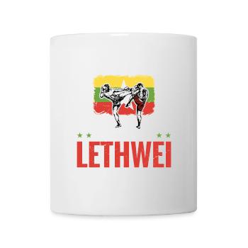 Lege Einen Finger Auf Mich Und Deine Erste - Tasse - Weiß - Vorne