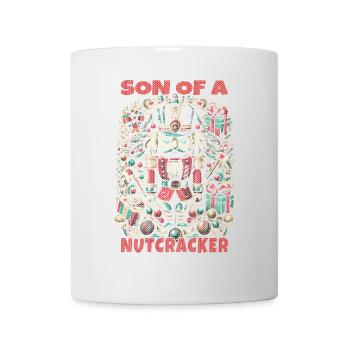 Son of a Nutcracker Christmas Artwork - Mug - white - Front