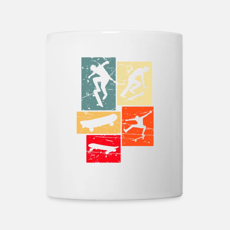 Skateboarding Retro - Mug - white
