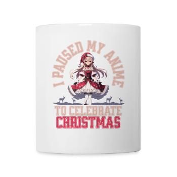 Noël animé pour les fans et les amoureux - Mug blanc - blanc - Devant