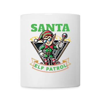 Aventure de Noël de la patrouille du Père Noël - Mug blanc - blanc - Devant