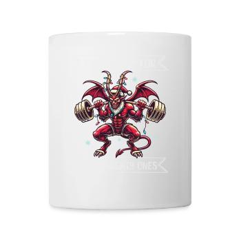 Conception de la formation de motivation de Noël Krampus - Mug blanc - blanc - Devant