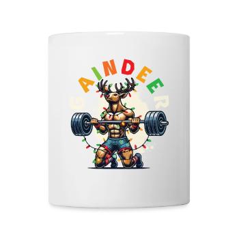Gaindeer Christmas Fitness Reindeer Saying - Mug - white - Front