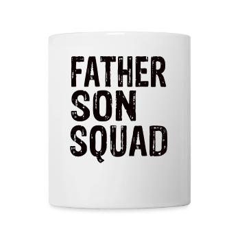 Father Son Squad - Tasse - Weiß - Vorne