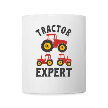 Farm Tractor Expert Farmer Boy Toddler Gift Idea - Mug - white - Front