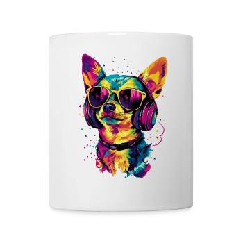 Maîtresse de chien Chihuahua J’aime les chihuahuas mignons - Mug blanc - blanc - Devant