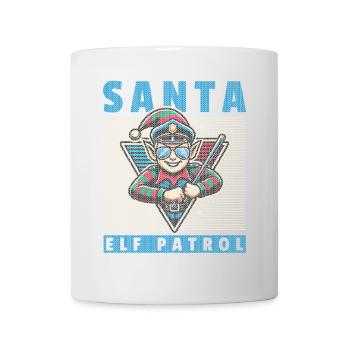 Patrouille du Père Noël Joyeux Noël - Mug blanc - blanc - Devant