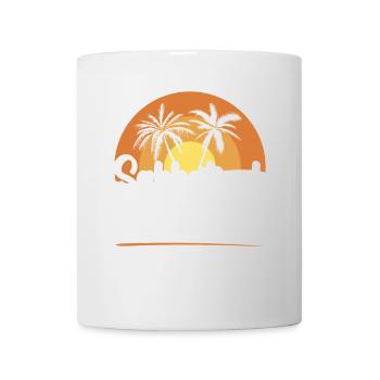 Le congé sabbatique m’appelle et je dois y aller - Mug blanc - blanc - Devant