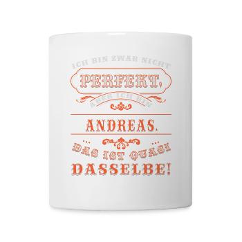 Funny ANDREAS for the name day with name name - Mug - white - Front
