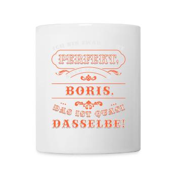 Funny BORIS for Name Day with Name Name - Mug - white - Front
