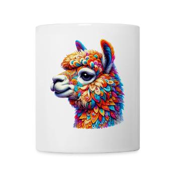 Alpaka - Tasse - Weiß - Vorne