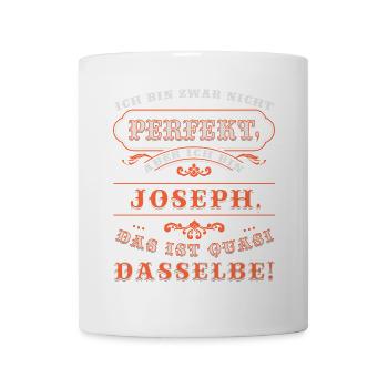 Funny JOSEPH for Name Day with Name Name - Mug - white - Front