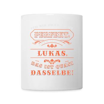 Funny LUKAS for Name Day with Name Name - Mug - white - Front
