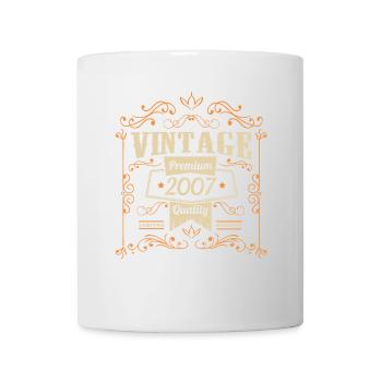 Millésime d’anniversaire 2007 - Mug blanc - blanc - Devant