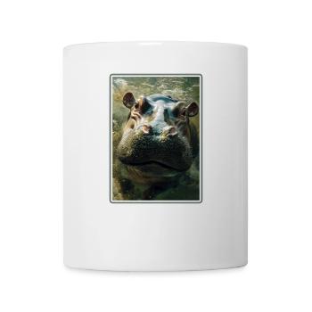 Nilpferd Flußpferd - Tasse - Weiß - Vorne