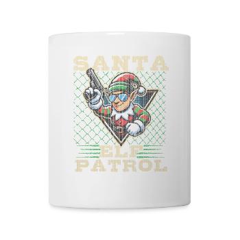 Santa Elf Patrol Christmas Fun - Mug - white - Front