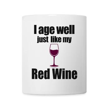 Wine Lover Foodie Quote - Mug - white - Front