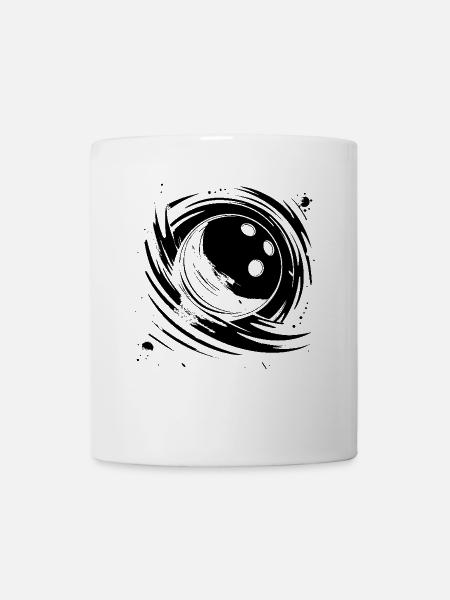 Bowling Grafik - Tasse - Weiß