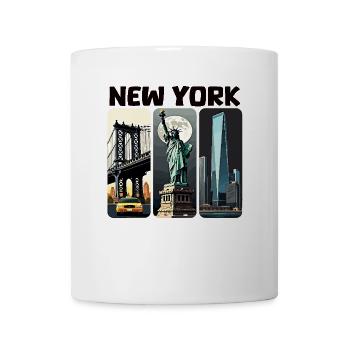 New York City Skyline Design – Urban Style Fashion - Mug - white - Front