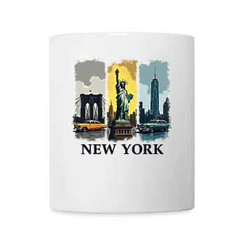 New York City Skyline Design – Urban Style Fashion - Mug - white - Front
