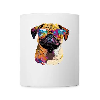 Pug Beige Dogs Love Carlin Little Cute Pug - Mug - white - Front