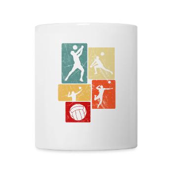 Volleyball - Tasse - Weiß - Vorne