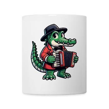 Crocodile Russe en Russe Crocodiles Russes - Mug blanc - blanc - Devant
