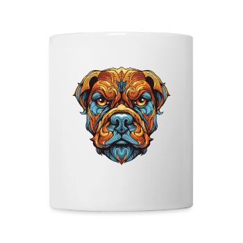 Bulldog Dog Portrait - Mug - white - Front