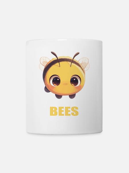 Bienen Biene - Tasse - Weiß