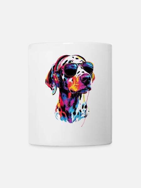 Dalmatiner Hunde Liebhaber Ich Liebe Dalmatiner - Tasse - Weiß