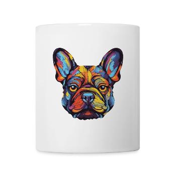 French Bulldog Dog Portrait - Mug - white - Front