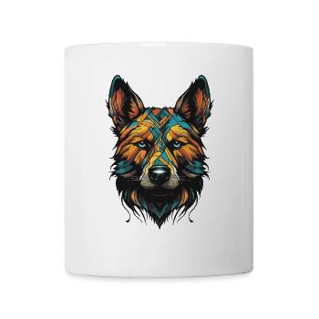 Akita Dog Portrait - Mug - white - Front