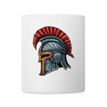 Spartan Warrior Sparta Helmet - Mug - white - Front