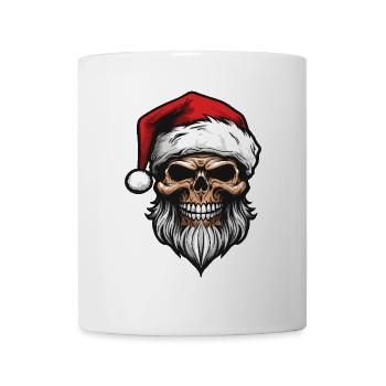 Santa Claus Skull - Mug - white - Front